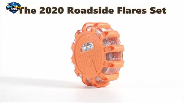 Magnetic Emergency LED Road Flares Warning Kit