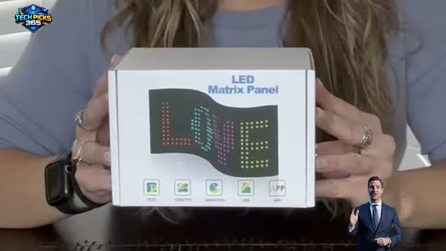 Programmable Flexible LED Car Window Sign