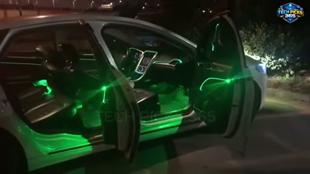 Justopee LED strip lights for car interior