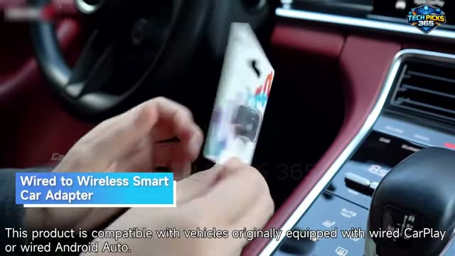 CarlinKit MiNi Ultra Wireless CarPlay & Android Auto Adapter: