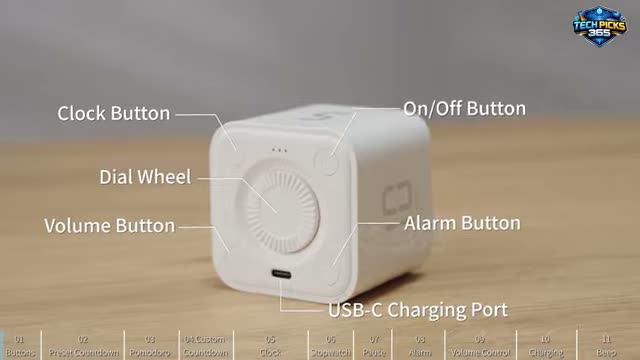 TK3 Pomodoro Timer Cube: