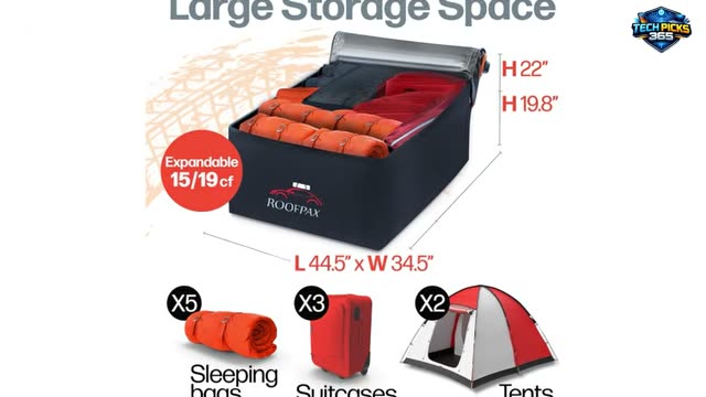 Roofpax Roof-Mounted Cargo Bag