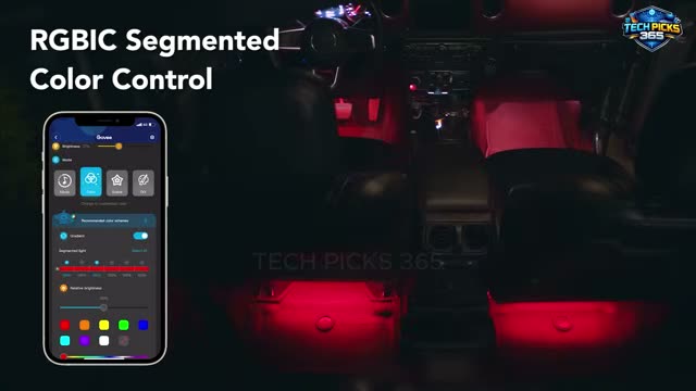 Government Car LED Strip Lights