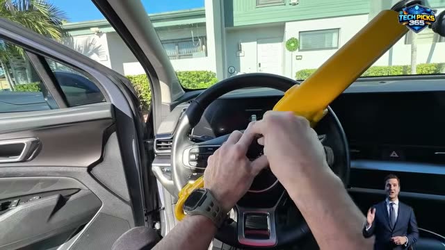 JETMORE Anti-Theft Steering Wheel Lock: