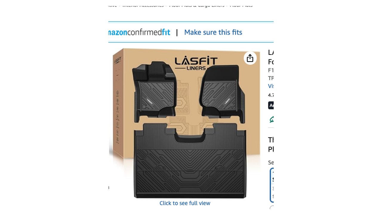 LASFIT Floor Mats (Ford F-150 SuperCrew 2015-2027)