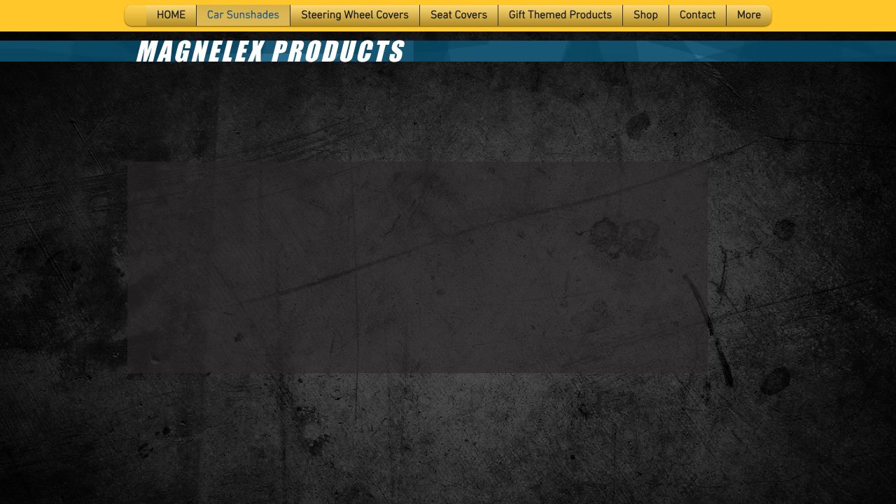 Magnelex Windshield Sunshade (Large) with Steering Wheel Shade